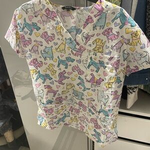 Just Love Pastel Animal Print Top